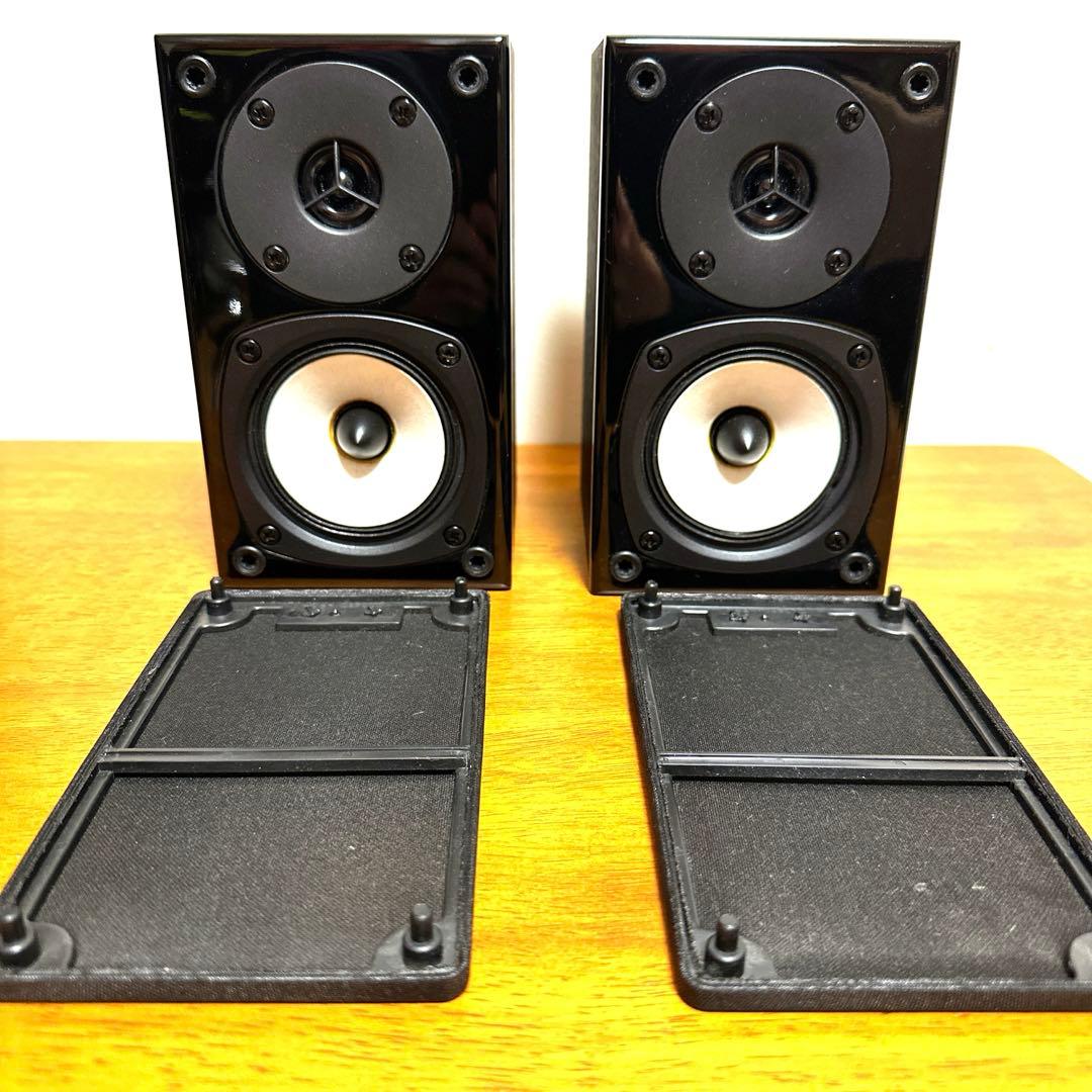 ONKYO 2ウェイ・スピーカーシステム（2台）黒モデル D109XMB