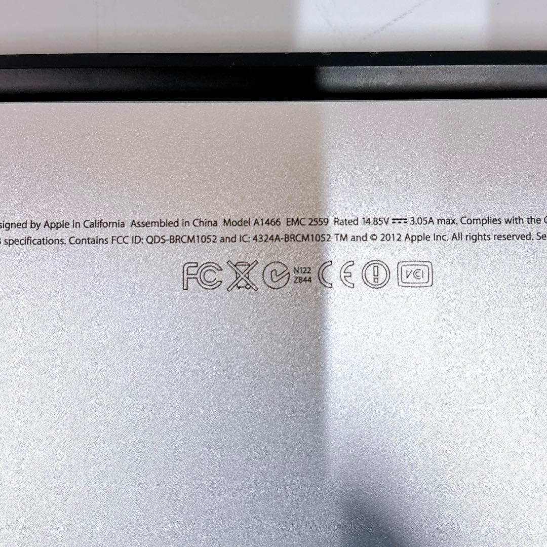 通電確認のみ Apple MacBook Air A1466