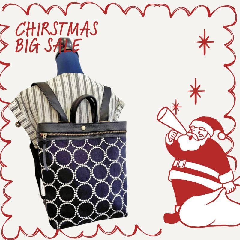 ミナペルホネン/2025tambourineタンバリンネイビー×白/牛革A4