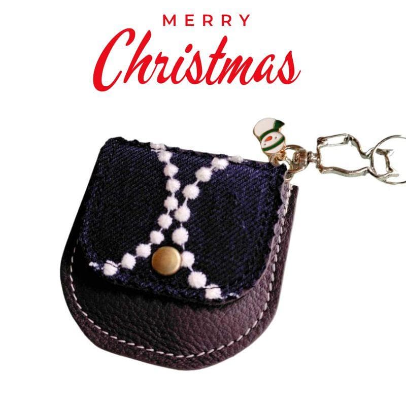 ミナペルホネン/2025tambourineタンバリンネイビー×白/牛革A4