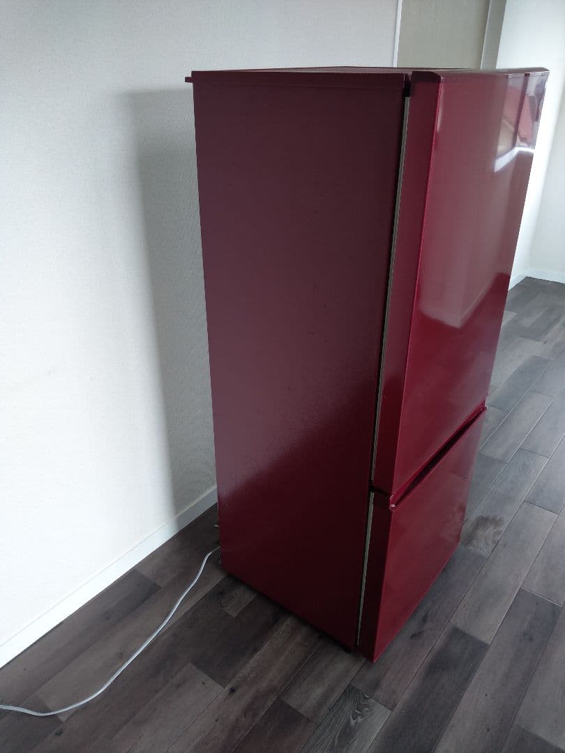 アクア　冷蔵庫　冷凍庫　184L　AQR-18F　冷凍冷蔵庫　ルージュ　赤