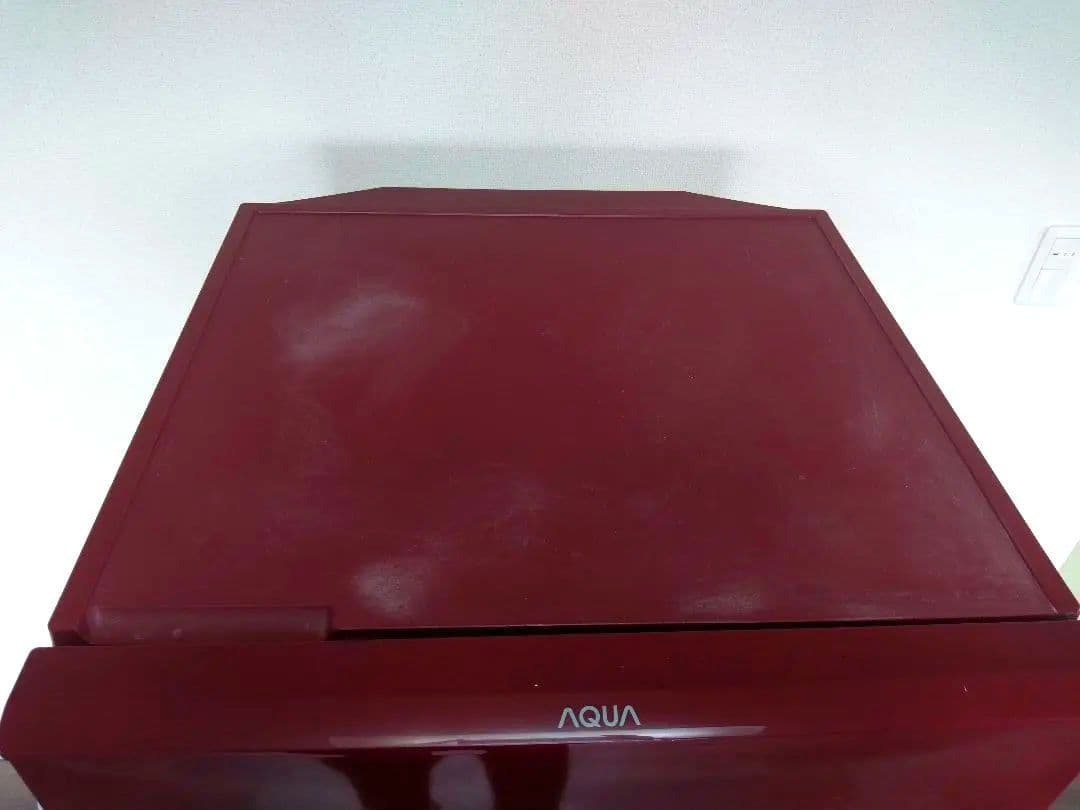 アクア　冷蔵庫　冷凍庫　184L　AQR-18F　冷凍冷蔵庫　ルージュ　赤