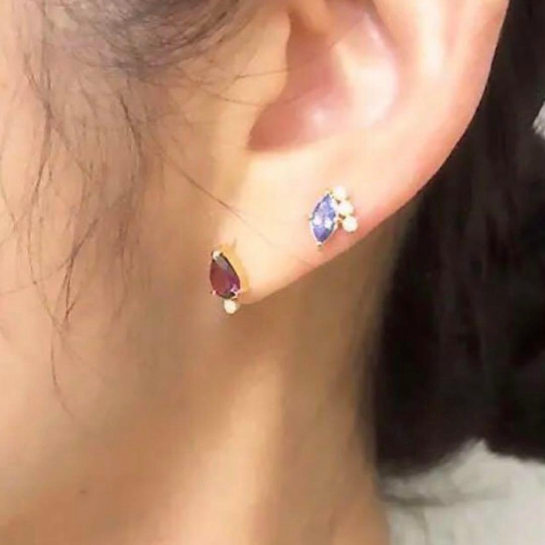 enasolunaエナソルーナ/シトリン ピアス(片耳)