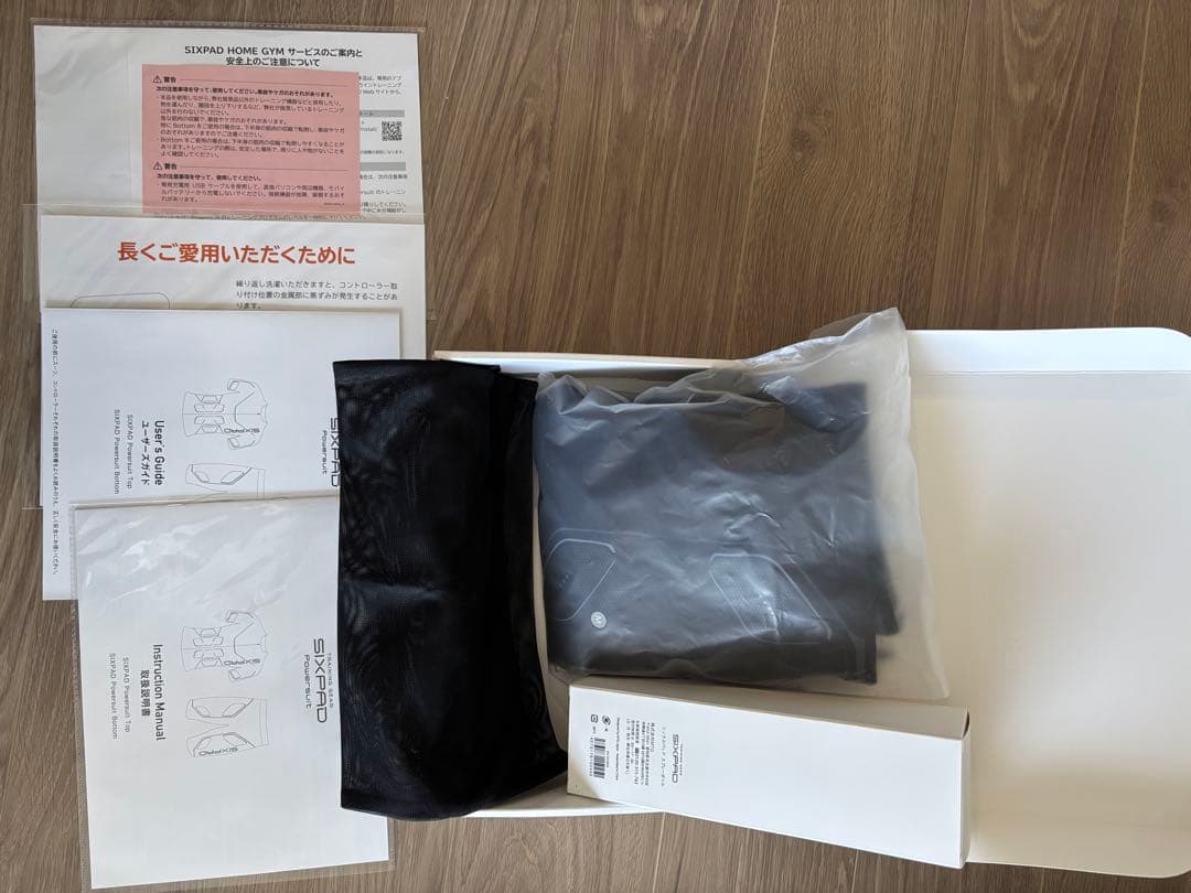 シックスパッドパワースーツ 上（Mサイズ）下（Mサイズ）メンズ