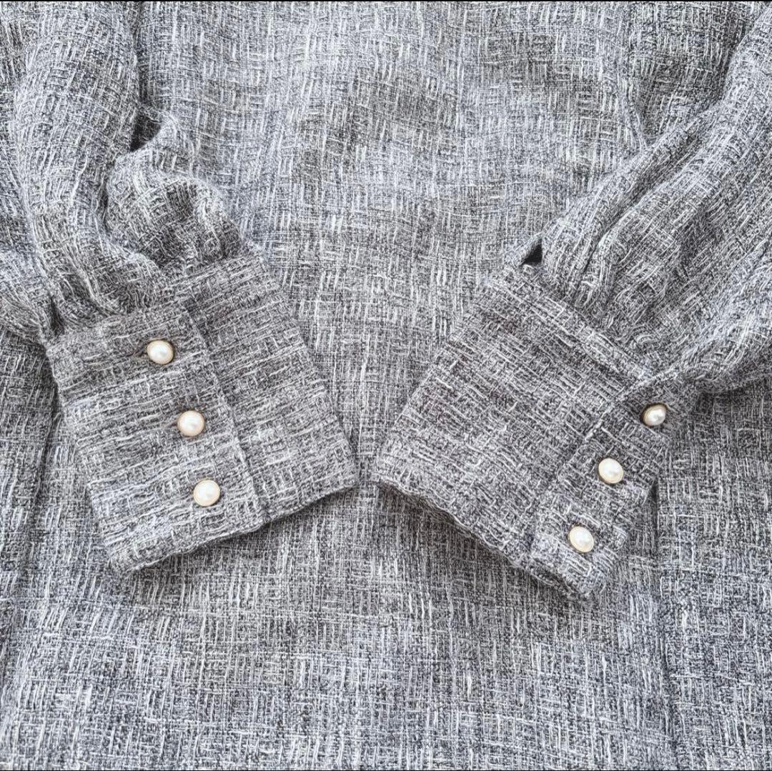 KNUTH MARF tweed mermaid OPマーメイドワンピース