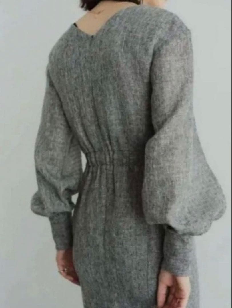 KNUTH MARF tweed mermaid OPマーメイドワンピース