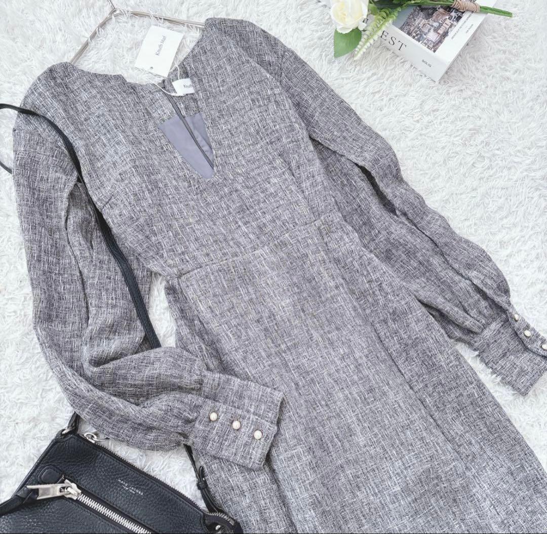 KNUTH MARF tweed mermaid OPマーメイドワンピース