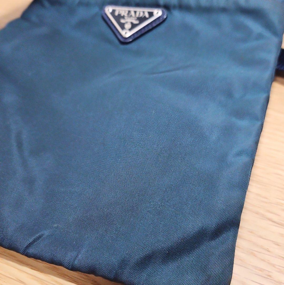 PRADA プラダ サコッシュ ショルダーバッグ ネイビー 三角ロゴ