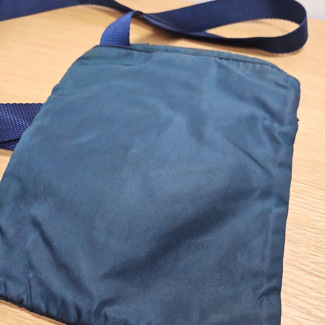 PRADA プラダ サコッシュ ショルダーバッグ ネイビー 三角ロゴ