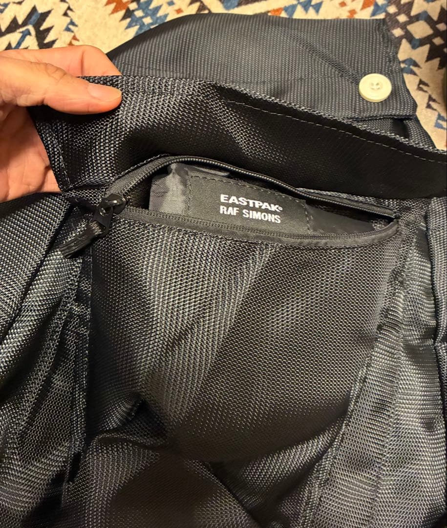 RAF SIMONS EASTPAKショルダーバッグ ブラック