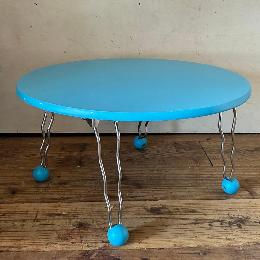 80’s 90’s 折り畳み ウェーブィビー テーブル