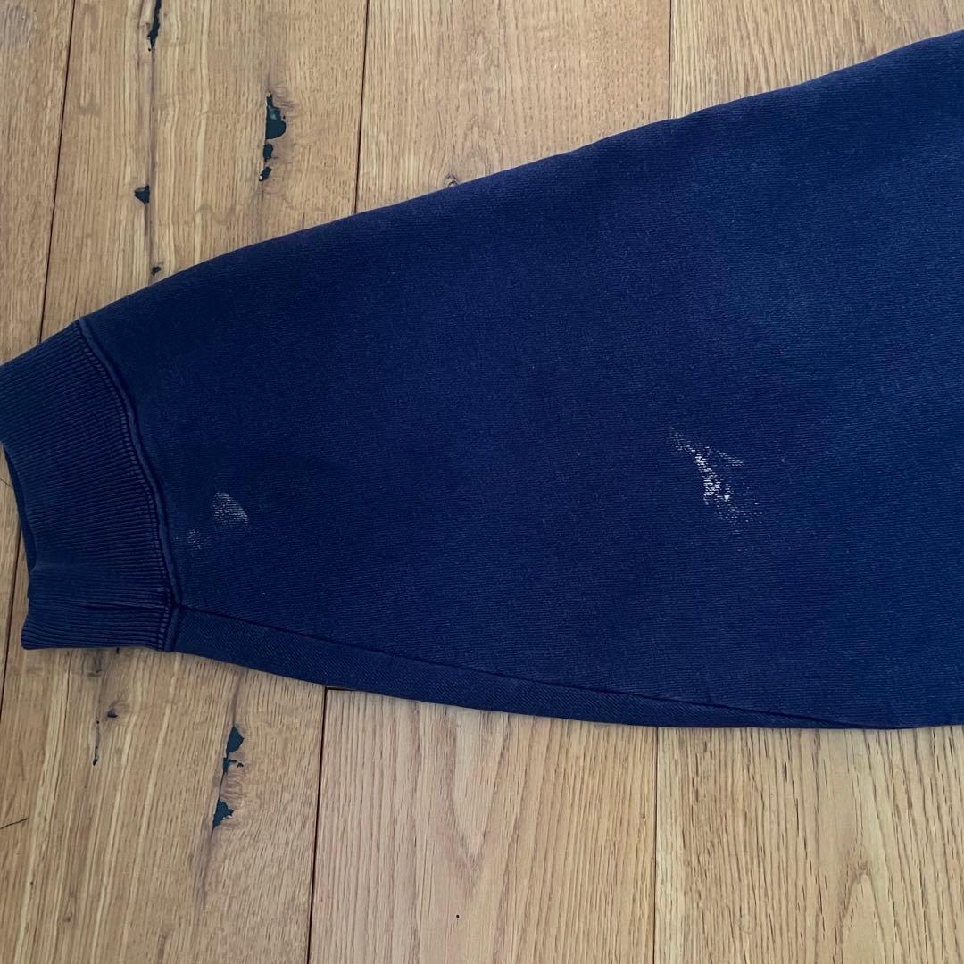 90s OLD GAP 無地 ブランク スウェット ナス紺 希少 デカタグ