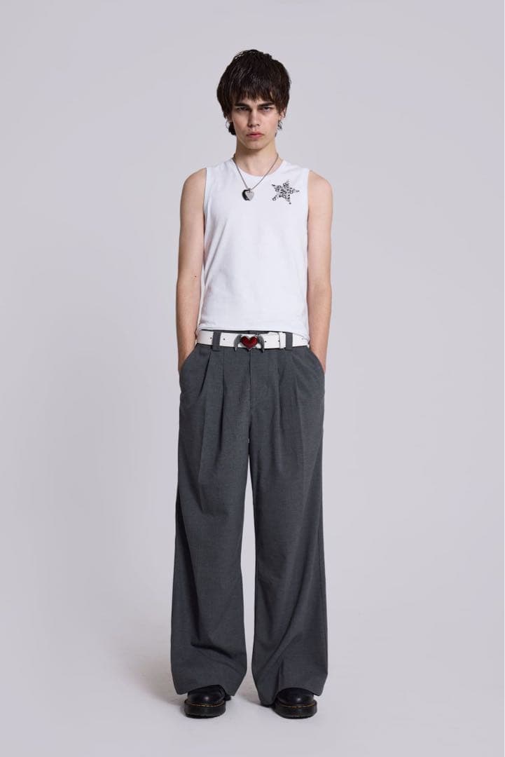 パンツ Jaded London/Gray wide pants