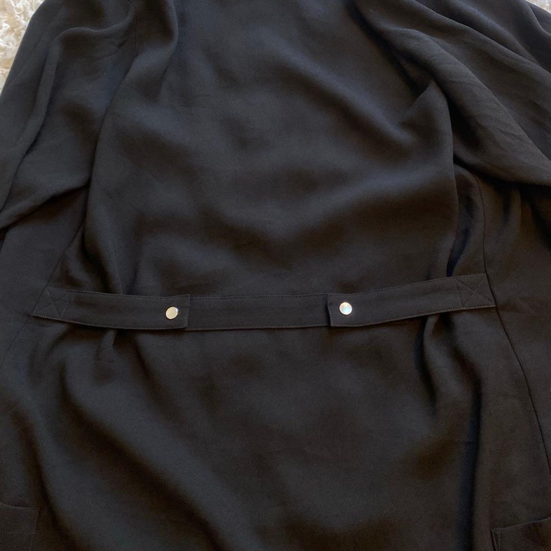 アニエスベー プレッション ロングカーディガン 40 L ブラック ワンピース