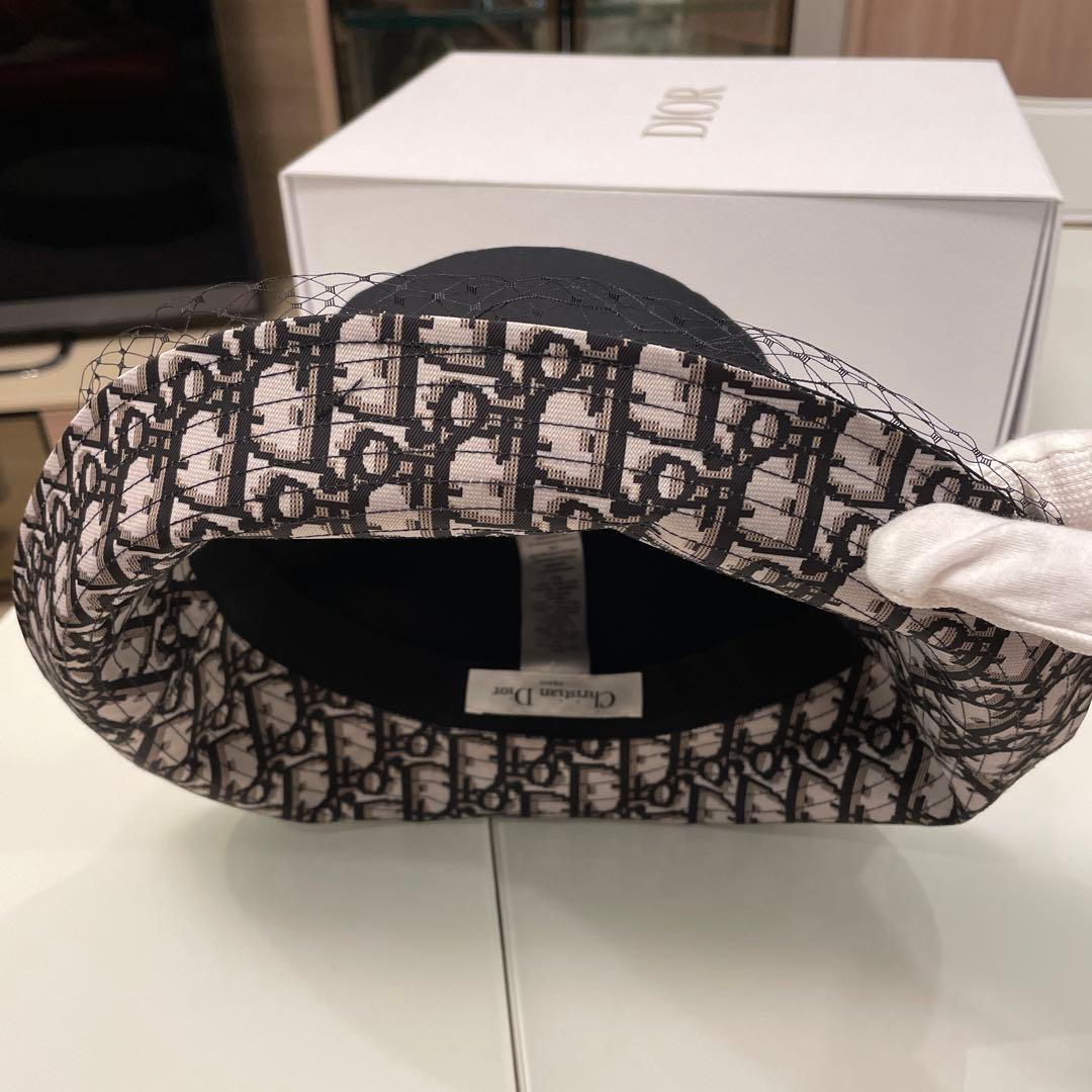 美品！DIOR チュールバケット Teddy-D ボブハット 59サイズ