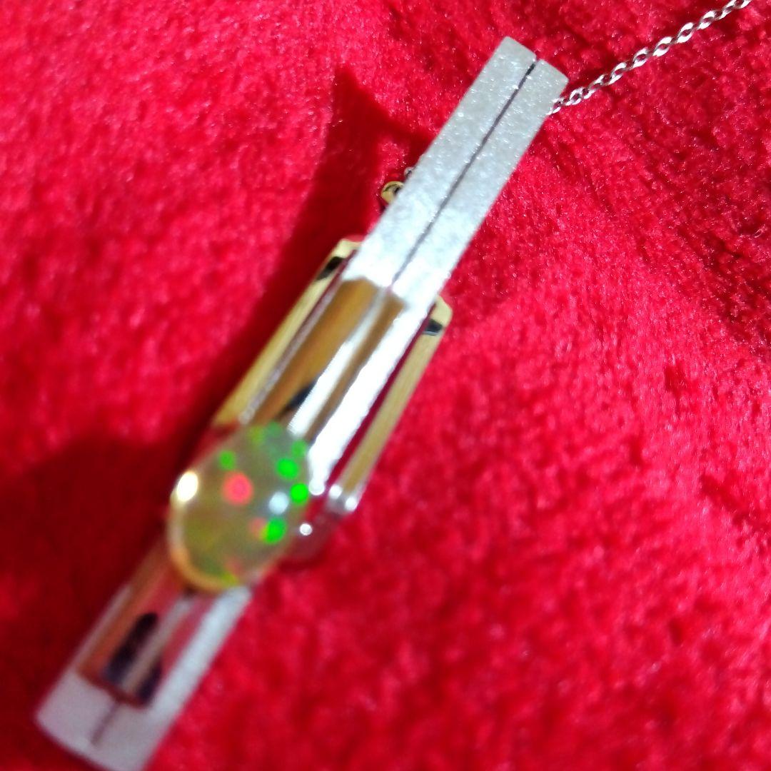 お値下げ　オパール付き 14KWG ネクタイピン