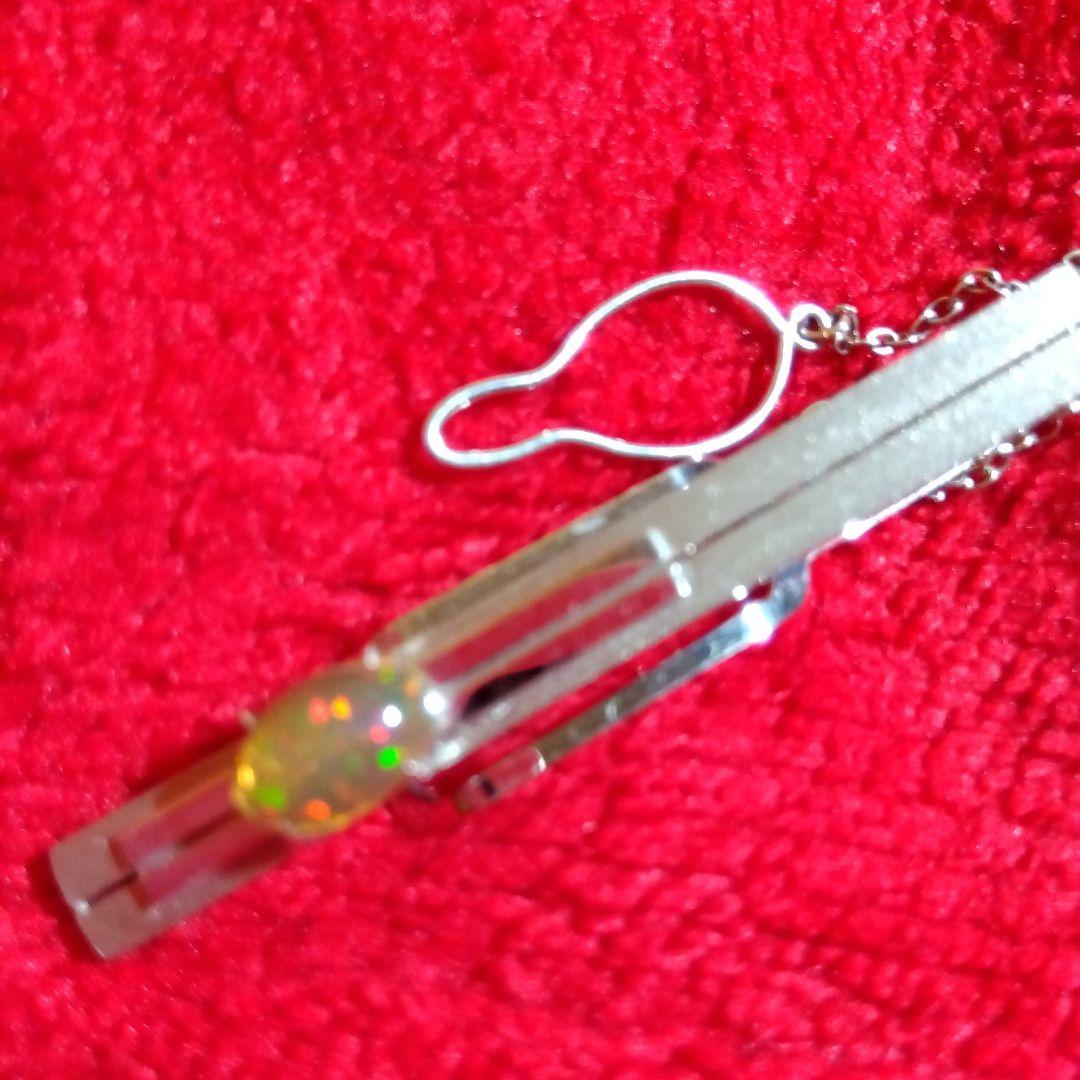 お値下げ　オパール付き 14KWG ネクタイピン