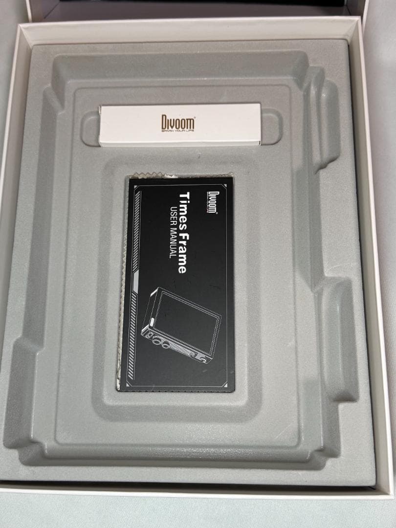 Divoom Times Frame デジタルフォトフレーム オーロラホワイト