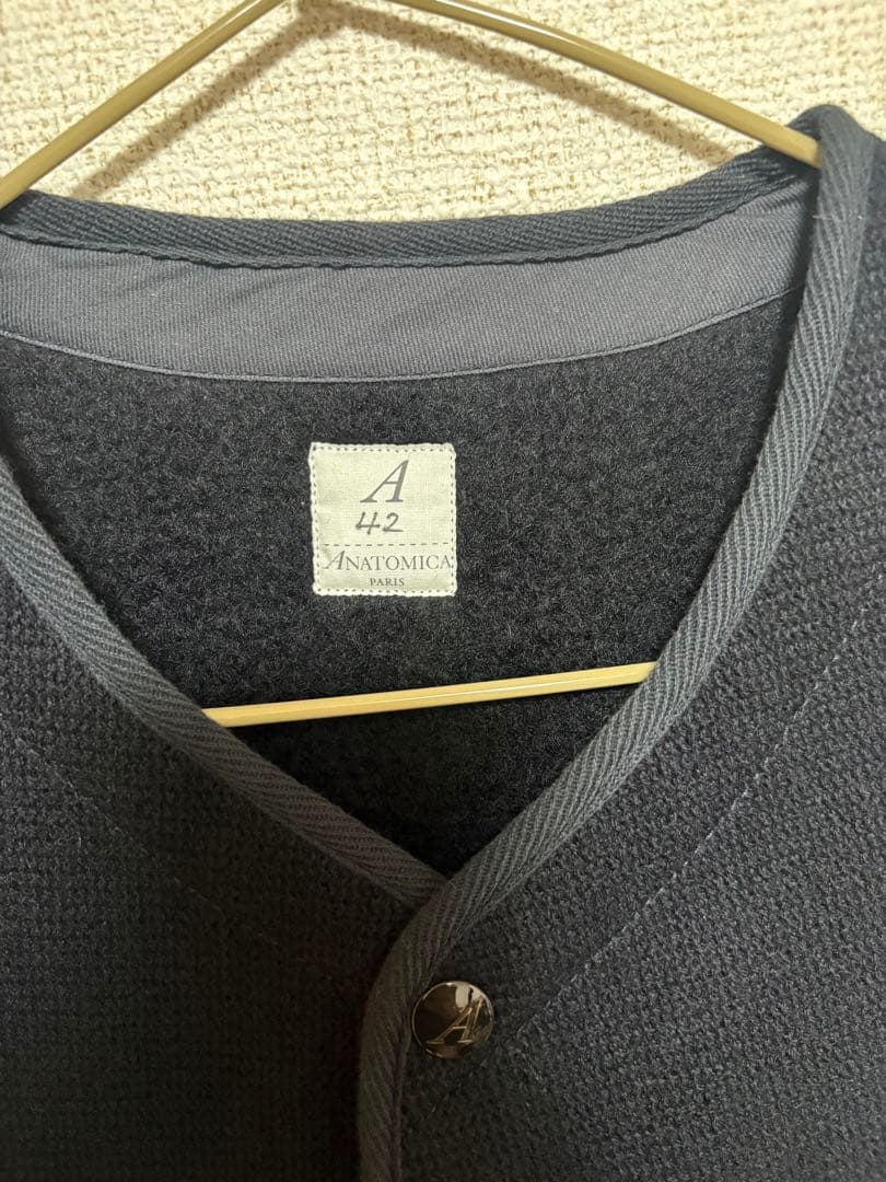 ANATOMICA BEACH CLOTH VEST ブラック