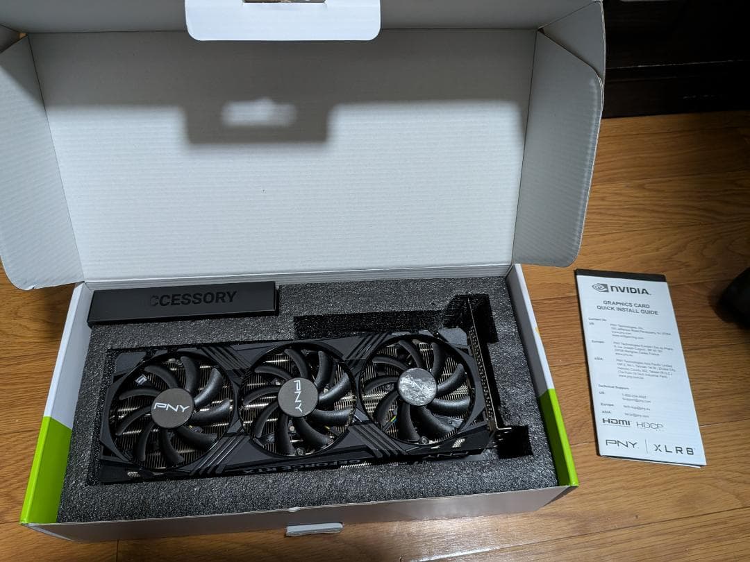 PNY RTX 4070 Ti Super 16GB ※コネクタ訳あり