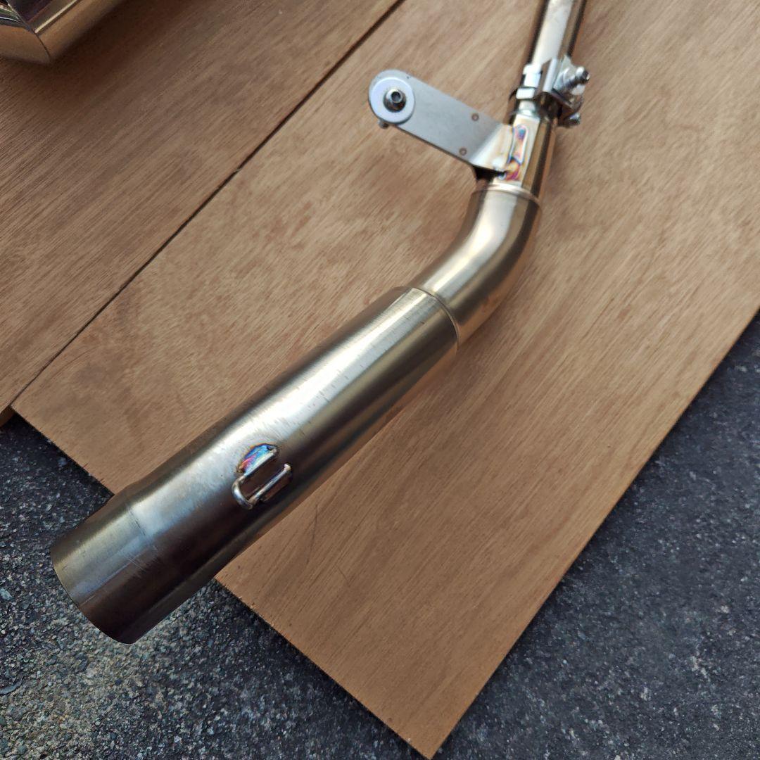 ヨシムラ gsxr125 機械曲R-77S サイクロン　カーボンエンド