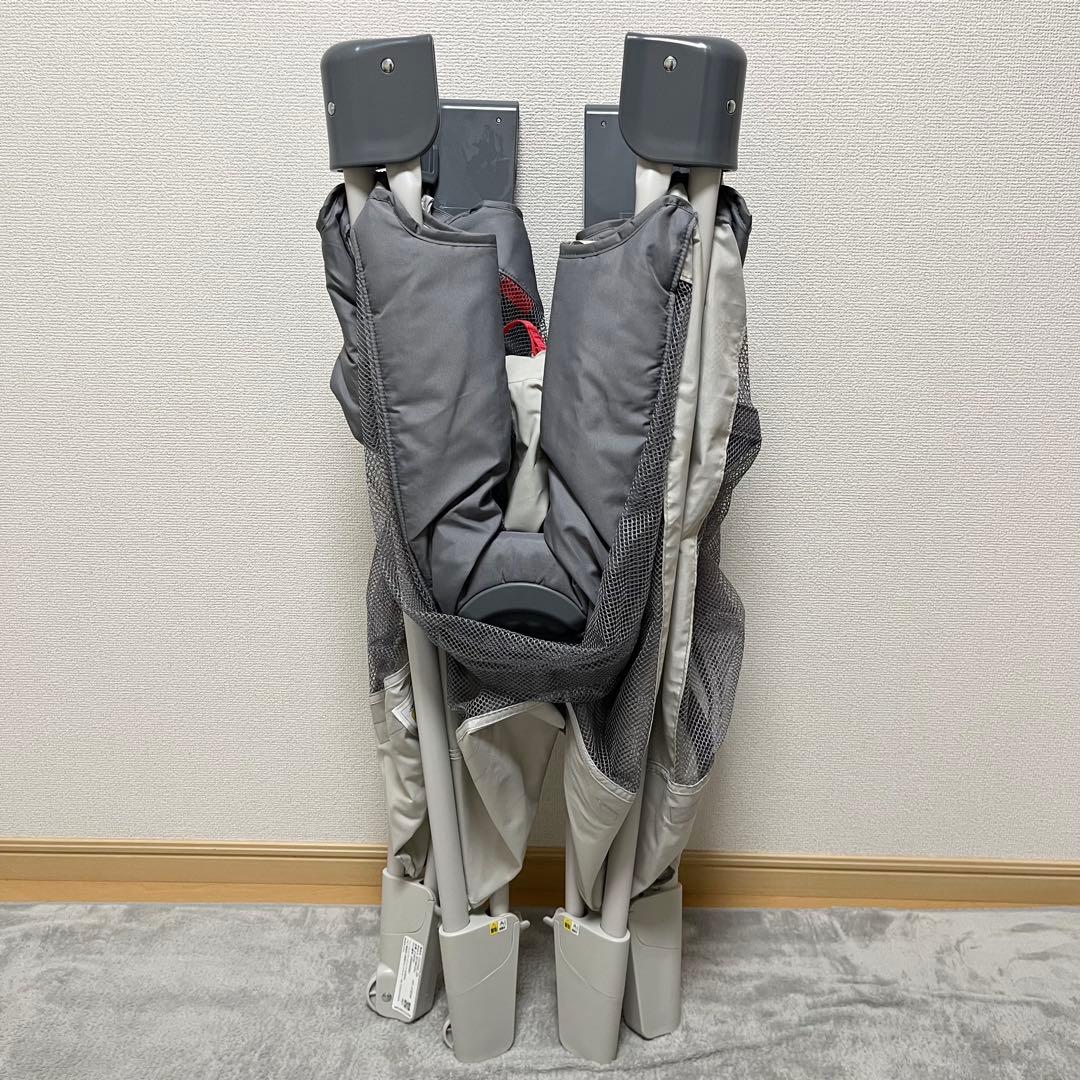 【美品】Aprica アップリカ ココネルエアーAB グレーベアー ベビーベッド