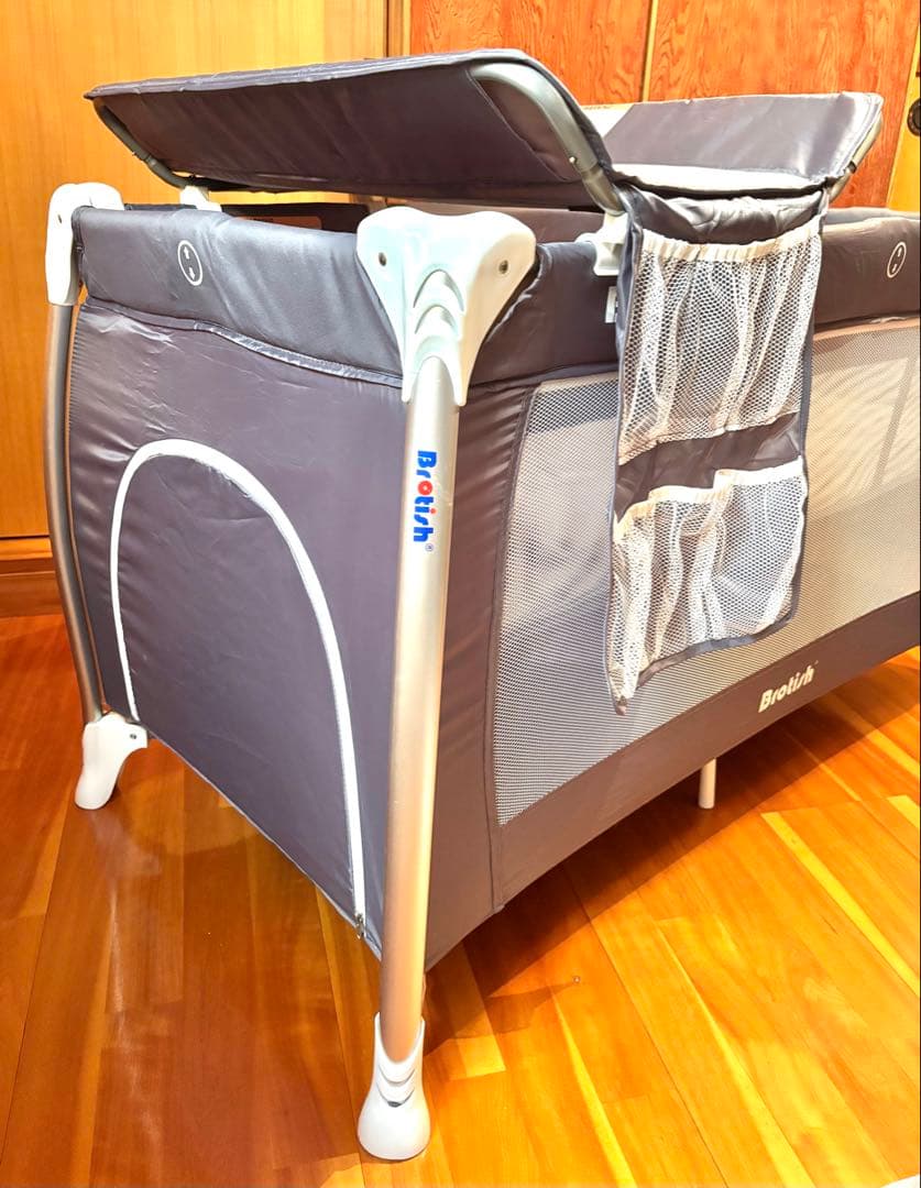 Brotish 折りたたみ式ベビーベッド YXC311 多機能