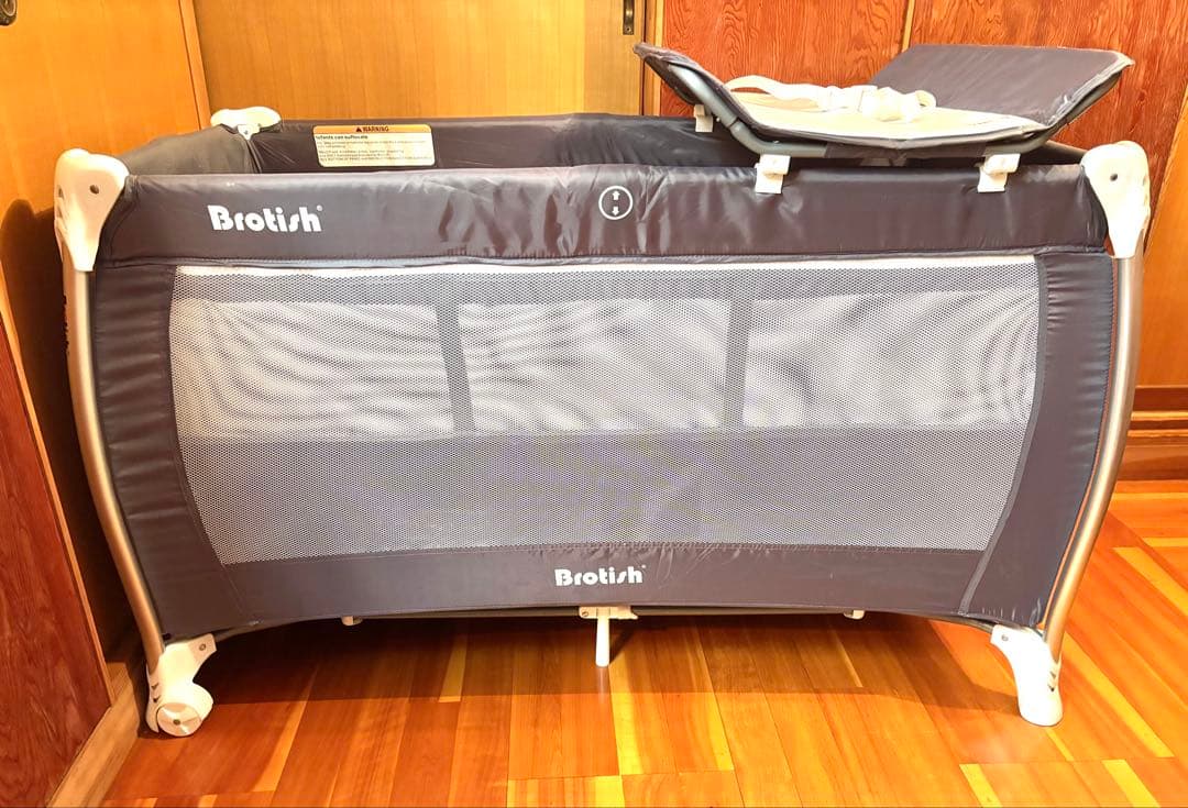 Brotish 折りたたみ式ベビーベッド YXC311 多機能