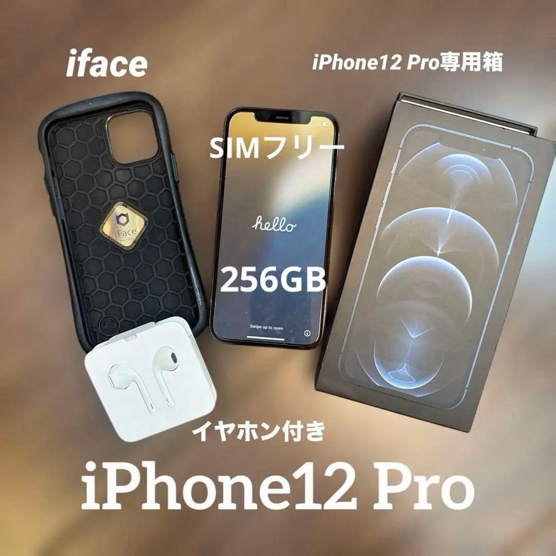 【美品】SIMフリー　Apple iPhone 12 Pro イヤホン付き