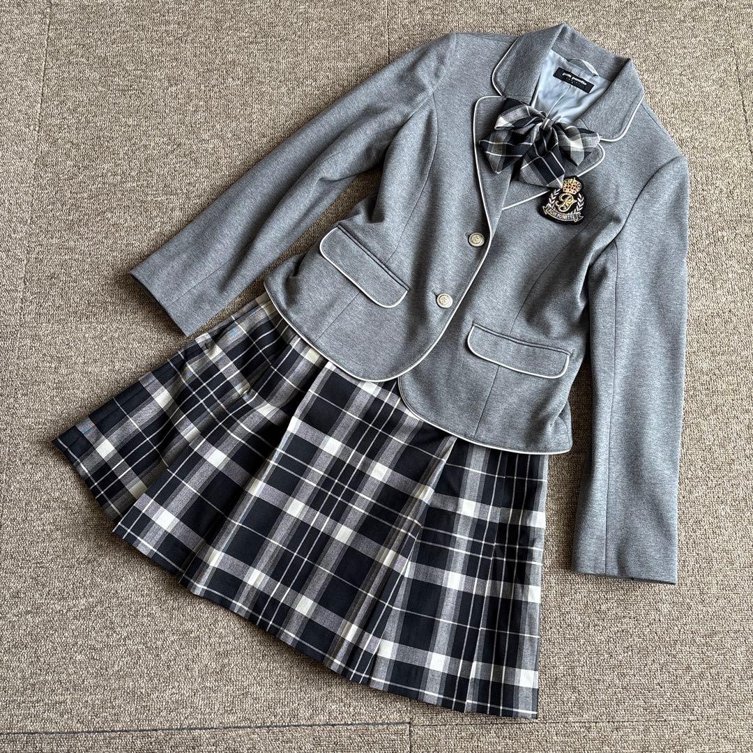 美品 ポンポネット 組曲 160 4点セット 受験 卒服