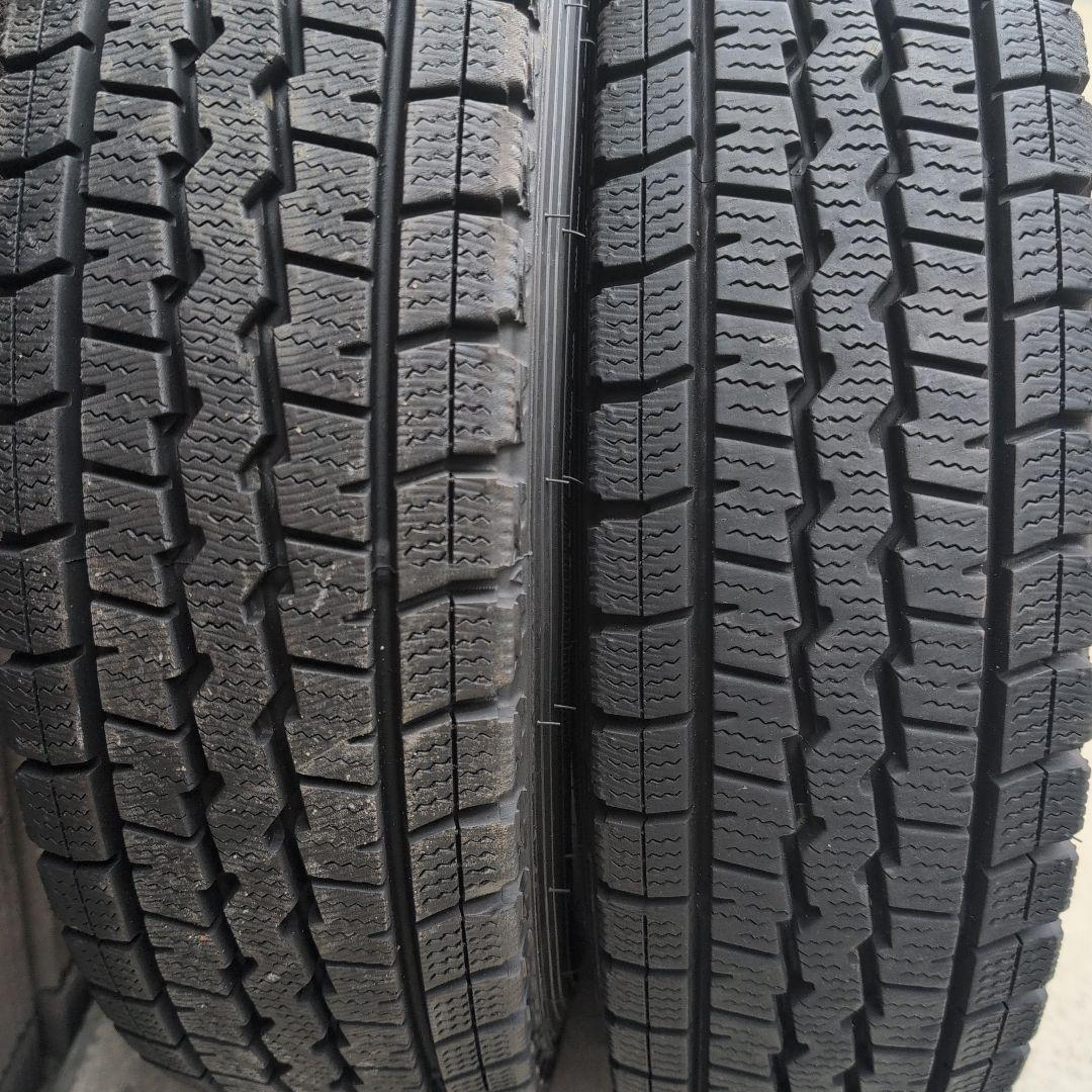 バリ山！ダンロップ スタッドレスタイヤ ミニキャブ 22年製 145/80r12