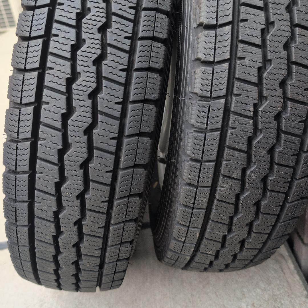 バリ山！ダンロップ スタッドレスタイヤ ミニキャブ 22年製 145/80r12