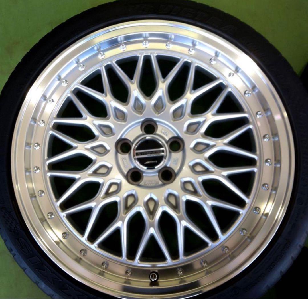 50プリウスホイール 18インチ シュタイナー PCD100 5穴