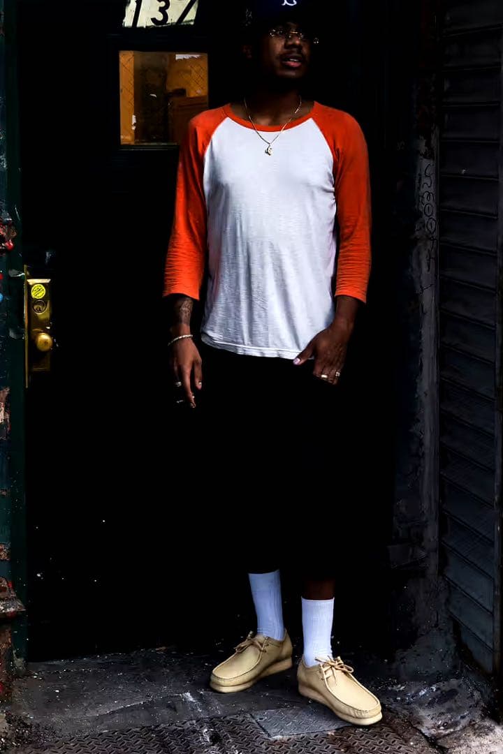 靴 supreme Clarks Reflective Wallabees uk7