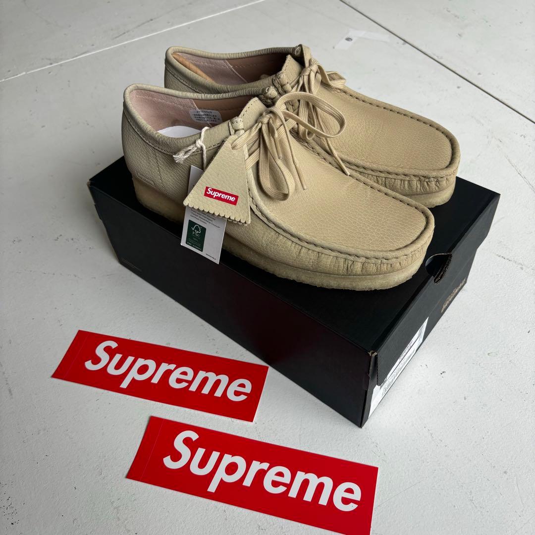 靴 supreme Clarks Reflective Wallabees uk7