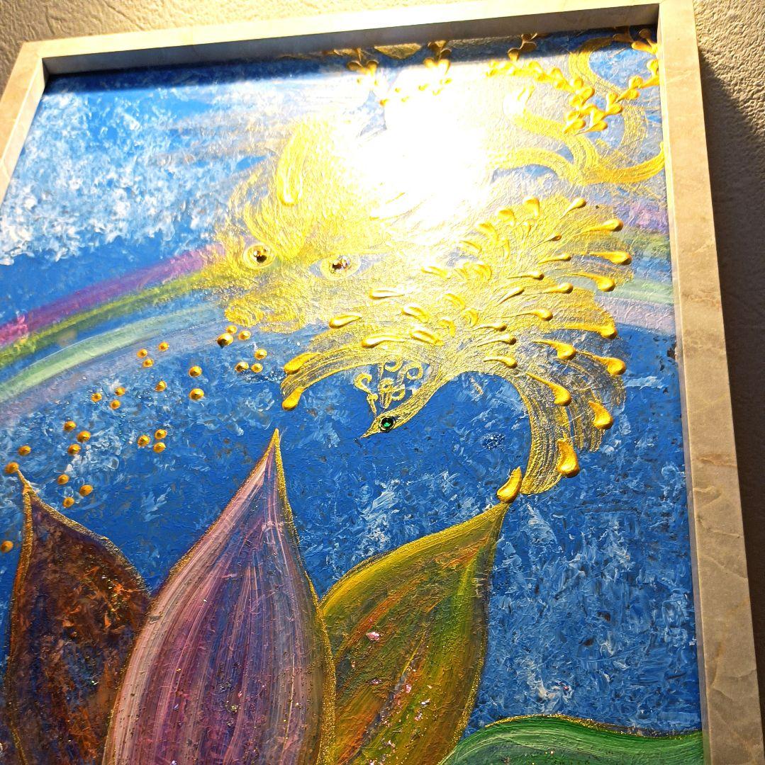 開運絵画　❀神々のご褒美❀虹蓮❀