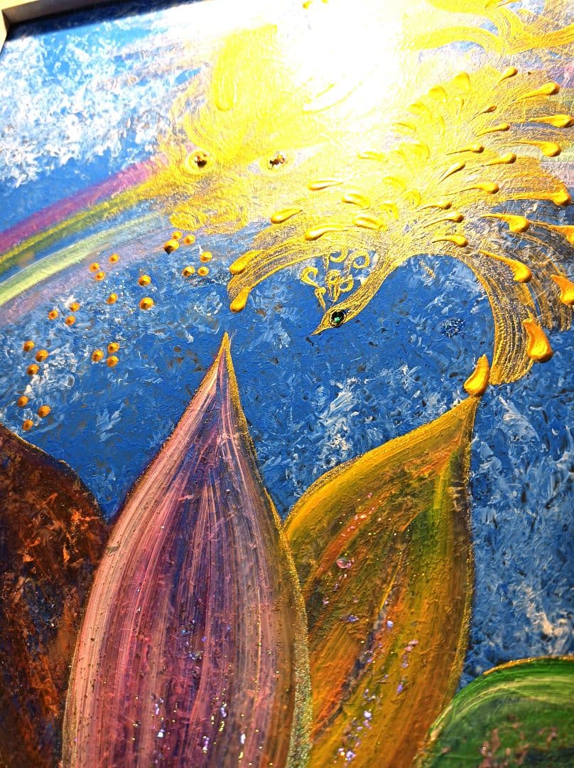 開運絵画　❀神々のご褒美❀虹蓮❀