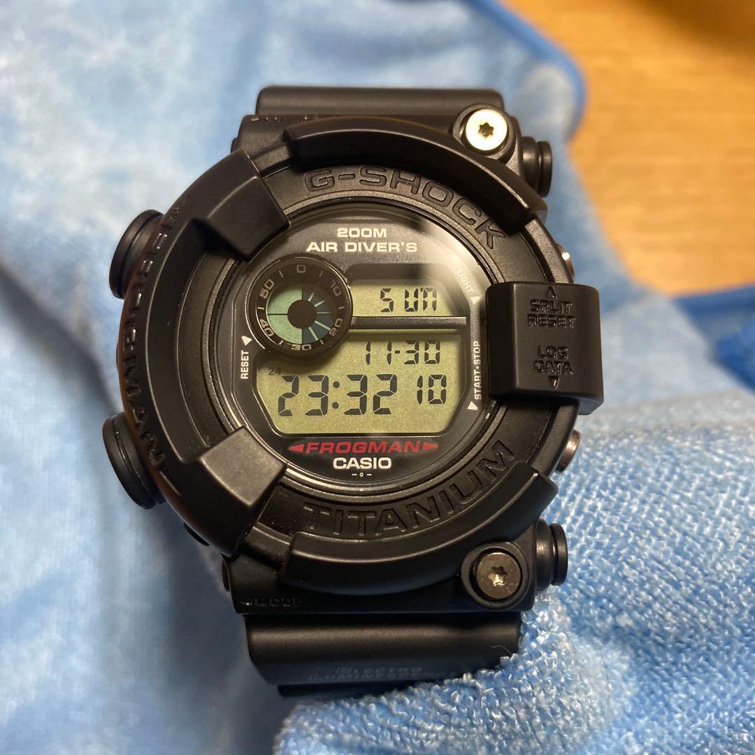 一馬　G-SHOCK フロッグマン DW-8200 メンインブラック