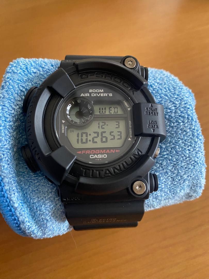 一馬　G-SHOCK フロッグマン DW-8200 メンインブラック