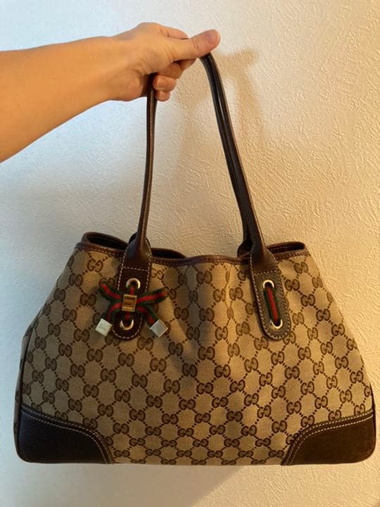 【値下げ】美品　GUCCI プリンシー　トートバック