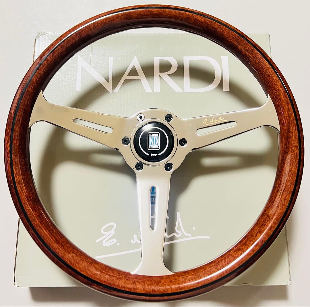 【大特価セール】ナルディ（NARDI）クラシックウッドステアリング　14インチ④