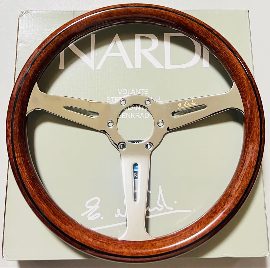 【大特価セール】ナルディ（NARDI）クラシックウッドステアリング　14インチ④