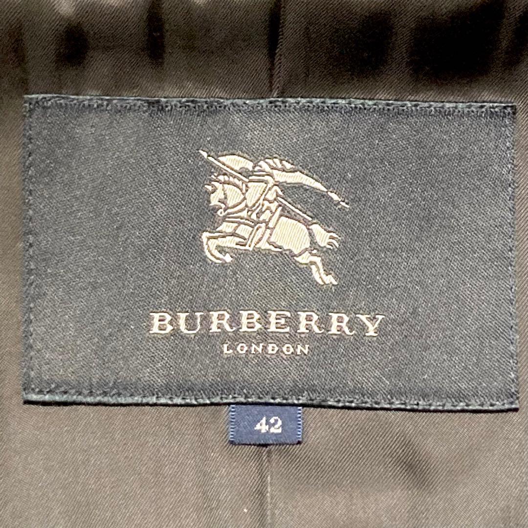 BURBERRYLONDON アンゴラ ウールコート ラビットファー ホースロゴ