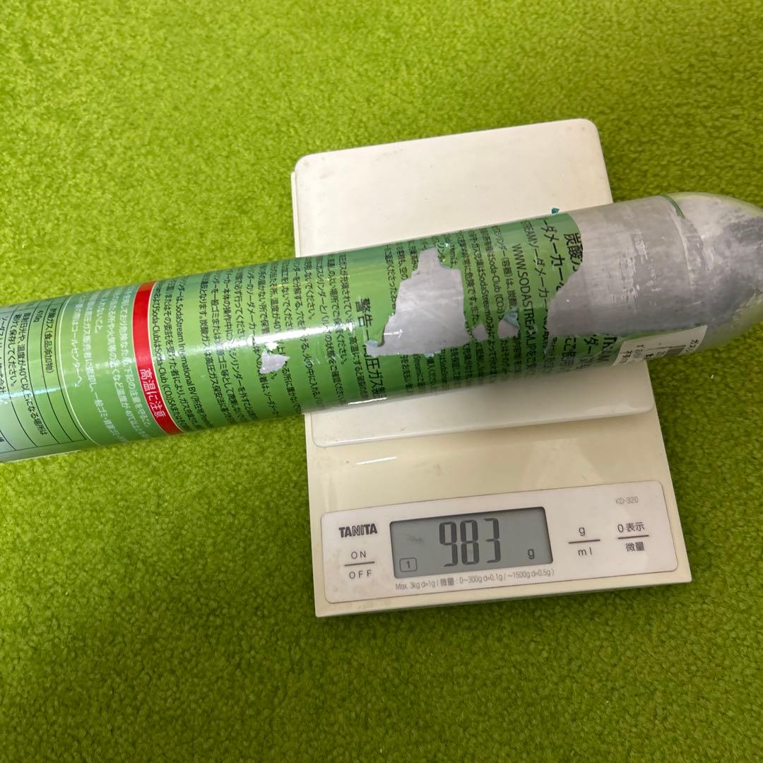 ミドボン充填低コスト　ソーダストリーム　　充填アダプター+シリンダー3本+ボトル