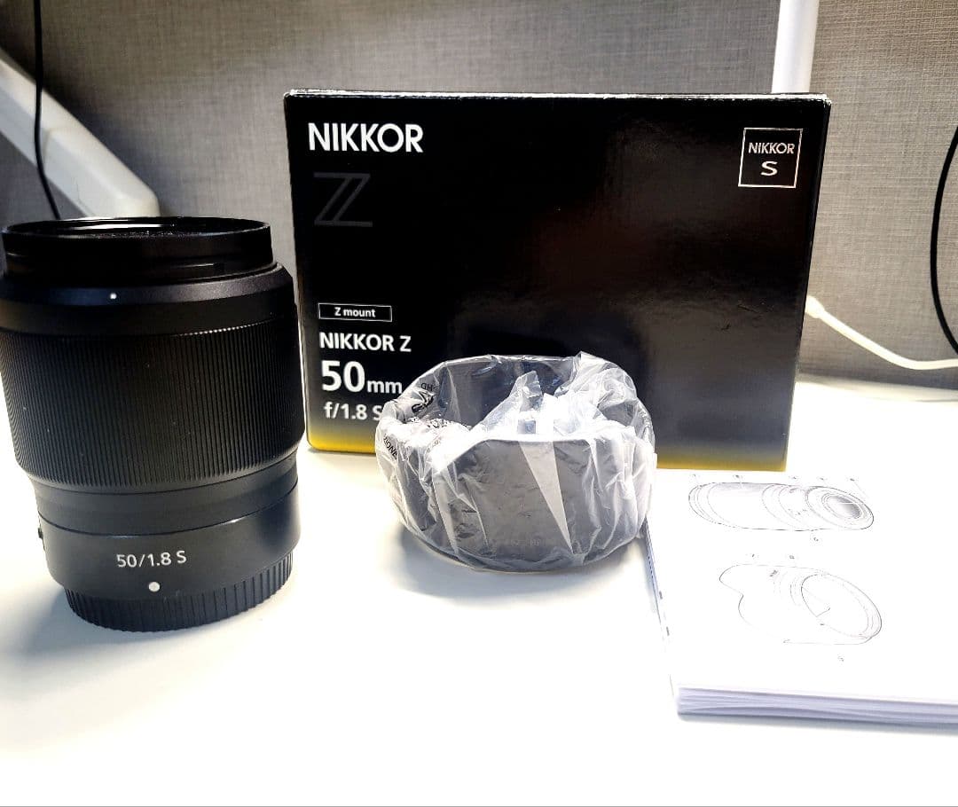 【元箱+レンズフード付き】Nikon Z 50mm f1.8 S　ニコン