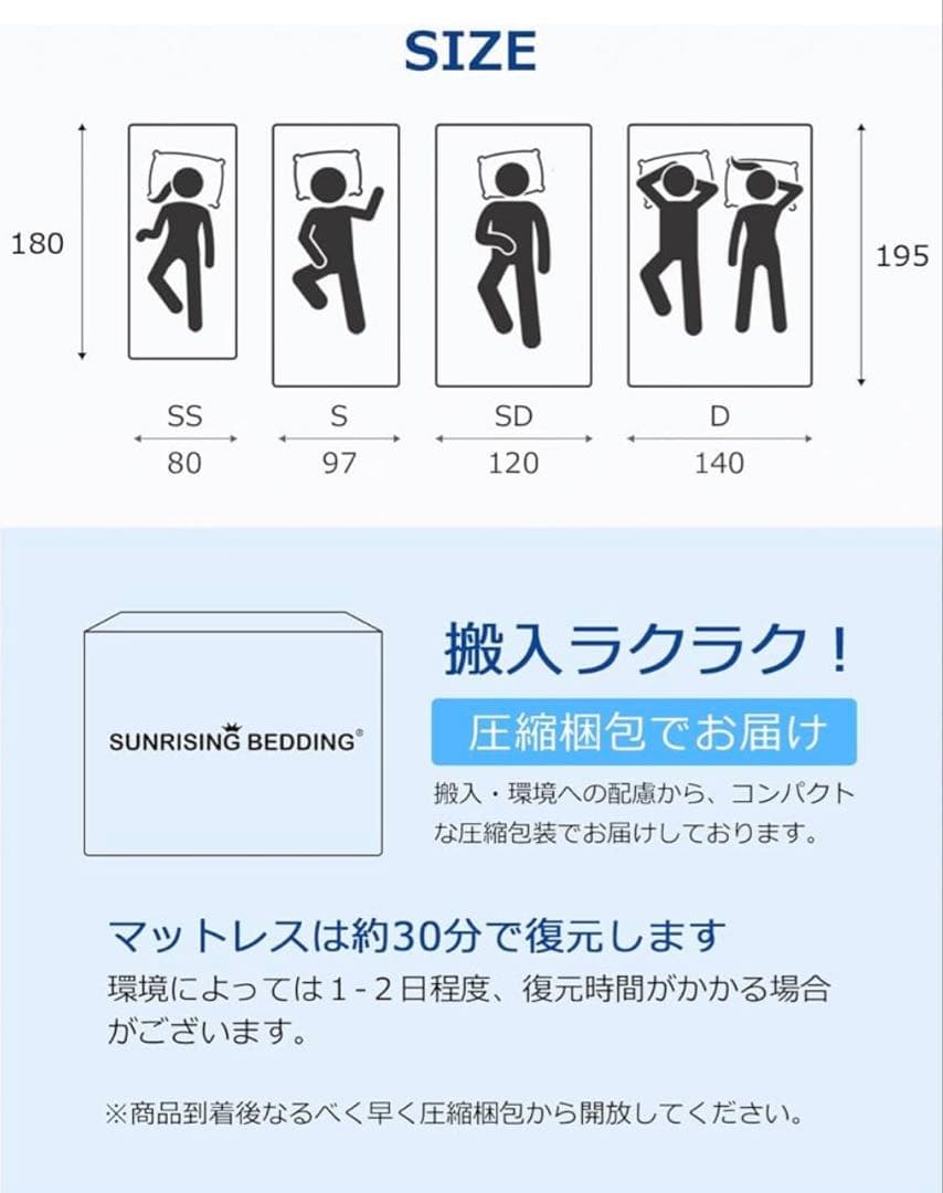 反発マットレス 低反発マットレス 2層構造 腰痛 マットレス トッパー シングル