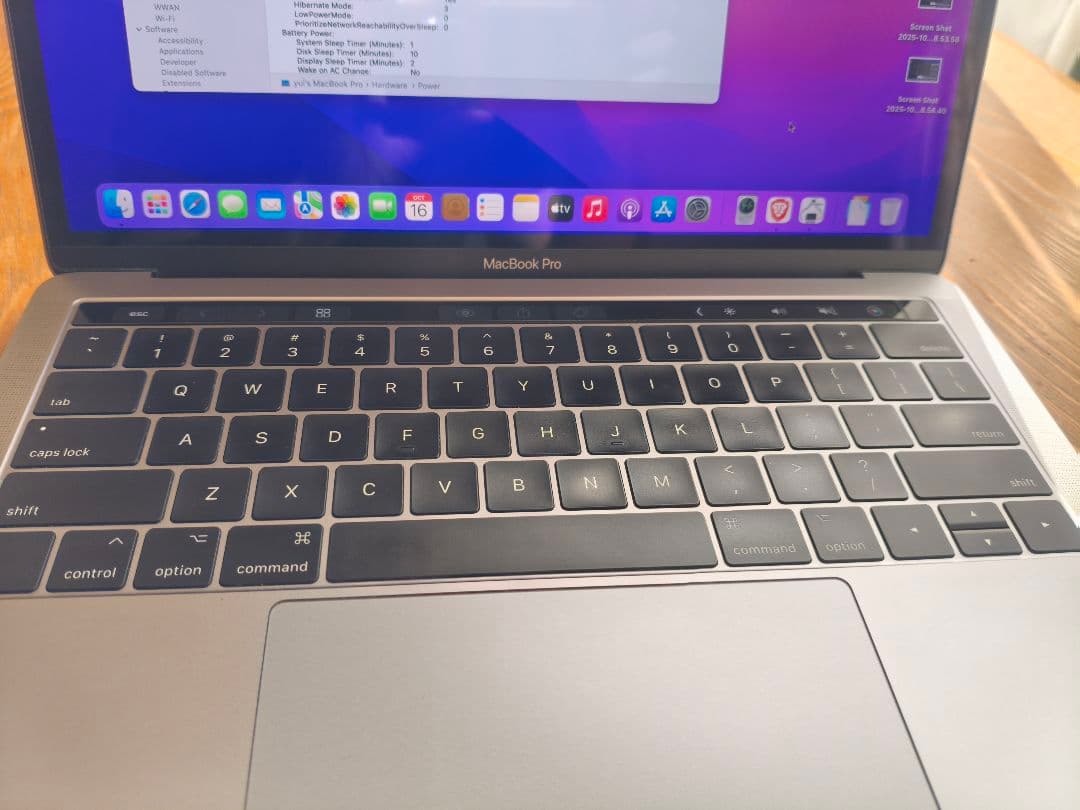 MacBook本体 MacBook Pro A1706 TouchBar13\" NVMe Mod