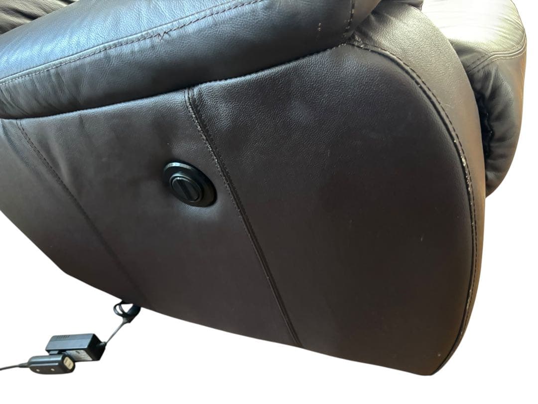 限定配送 電動リクライニングソファ NITORI 3人掛け用 動作品 羽 F