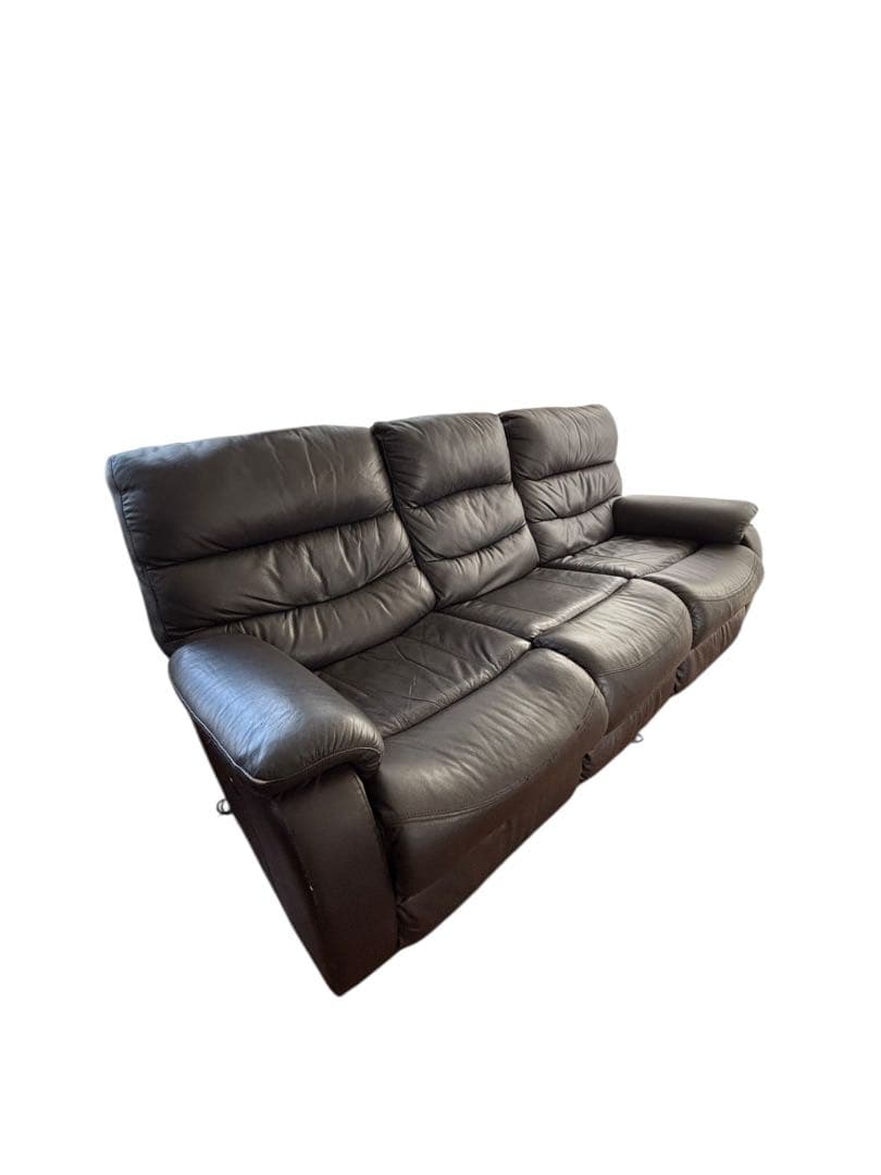 限定配送 電動リクライニングソファ NITORI 3人掛け用 動作品 羽 F