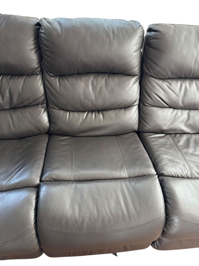 限定配送 電動リクライニングソファ NITORI 3人掛け用 動作品 羽 F